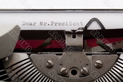 Dear Mr.President