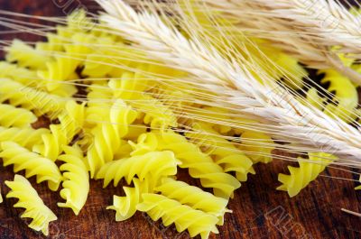 Close up of italian pasta