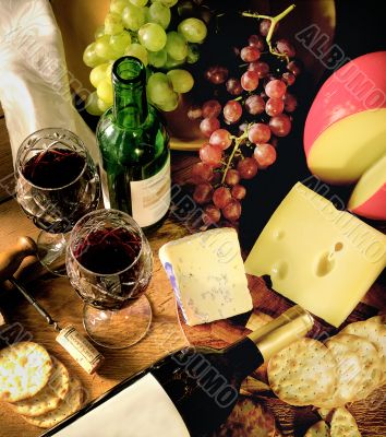 Wine and Cheese