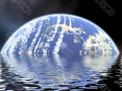 Raster illustration of Space. Raster illustration of Space.