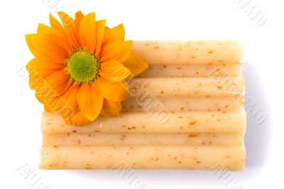 natural soap and flower natural soap and flower