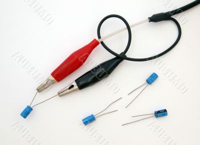 Electronic test leads.