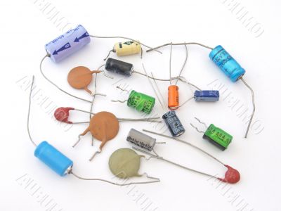  Assorted capacitors