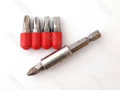 Magnetic screw  driver heads