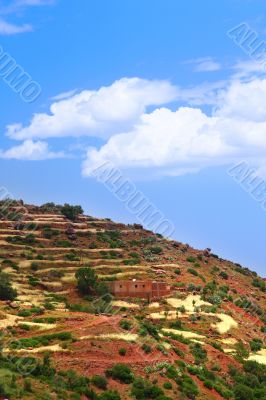 lonely house in Morocco