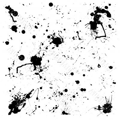 grunge black splat ink grunge black splat ink