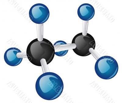 Ethane molecule