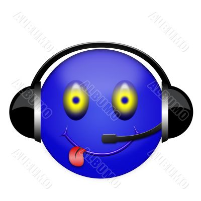 smile headphones sign