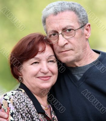 Happy mature couple