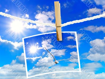 sky and frame sky and frame
