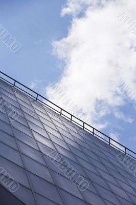 Reflection of the sky in windows