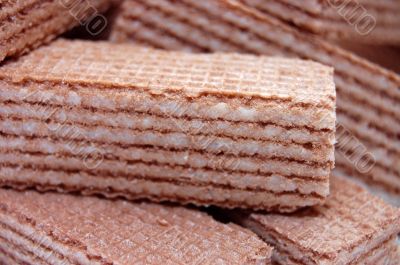 wafer-cakes with cacao mass