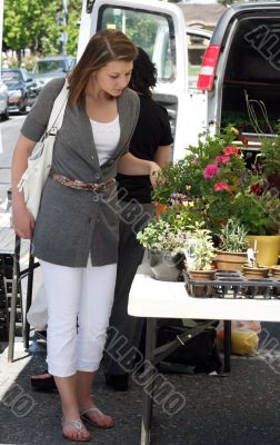 Girl at the market