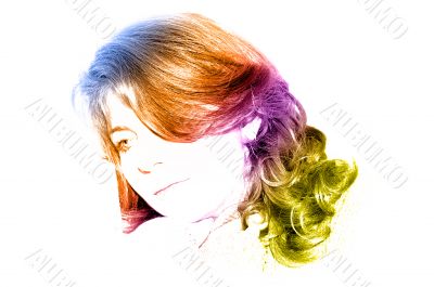 rainbow portrait