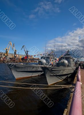 military ships