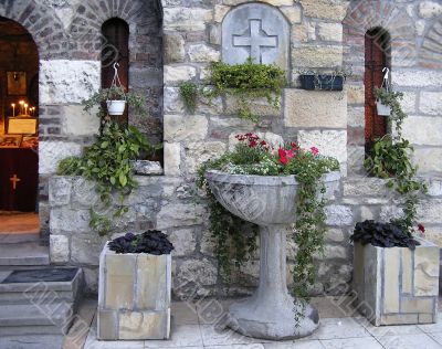 Church and Flowers