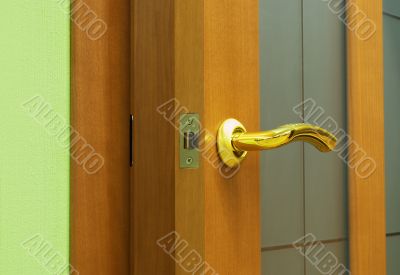 Door handles.