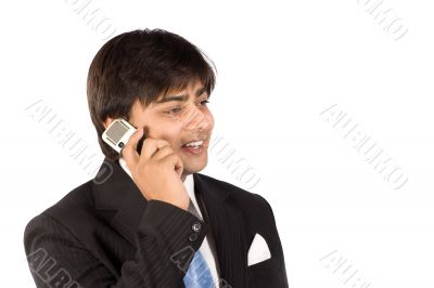 Man with cell phone Man with cell phone