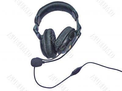 Headphones with a microphone