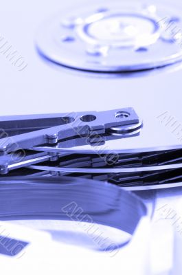 detail of hard disk drive