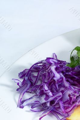 salad ingredient on a plate