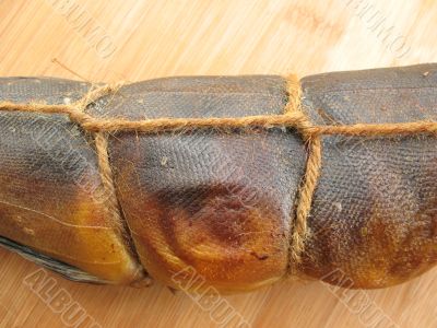 A hot smoked fish