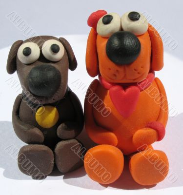 A plasticine toys. Handmade - Earnings