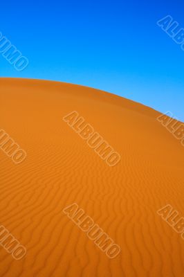 blissful view of sand dunes