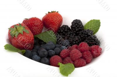Blackberry, raspberry, cranberry, strawberry