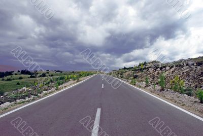 Way into cloudy sky Way into cloudy sky