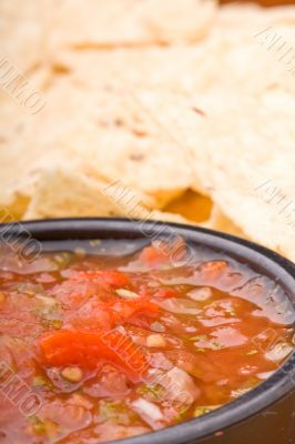 salsa and chips