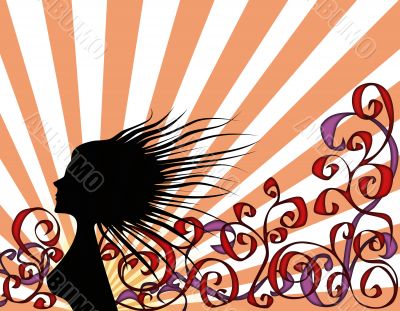 illustration of girl illustration of girl