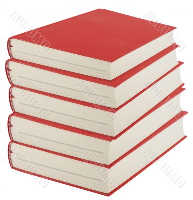Book with red book jacket
