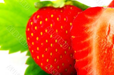 Close up of a strawberry