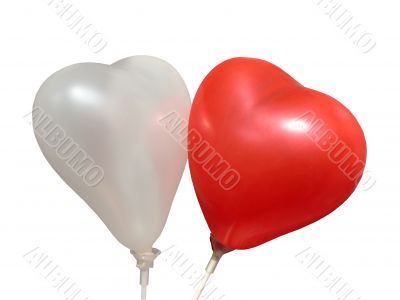  Air-balloons. St. Valentine`s day