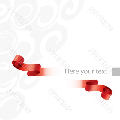 Background compositions with ribbons Background compositions with ribbons