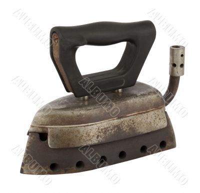 Old antique Iron with Gas