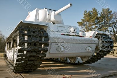 Second World War period tank
