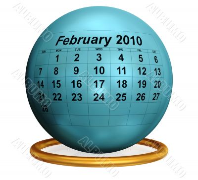 February 2010 Original Calendar.