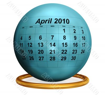 April 2010 Original Calendar.