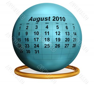 August 2010 Original Calendar.