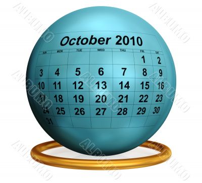 October 2010 Original Calendar.