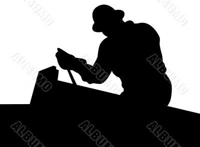 Worker silhouette Worker silhouette