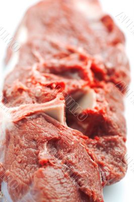 raw beef closeup