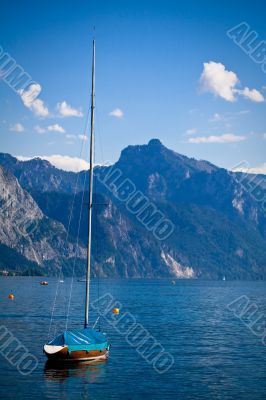 Sailing ship on berth