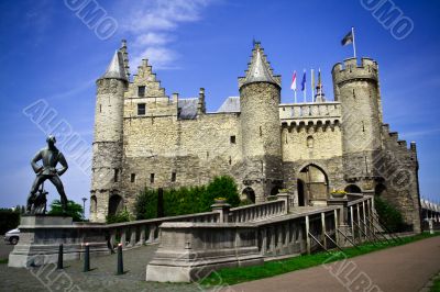 The Steen castle. Antwerpen