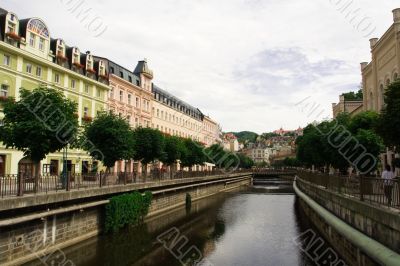 Karlovy Vary. Water canal