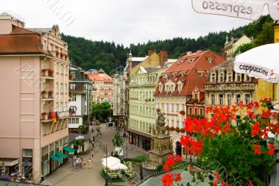 Karlovy Vary. Central street