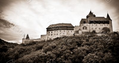 Old castle on the hill Old castle on the hill