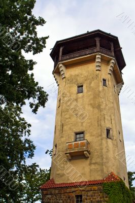 Diana tower from ground Diana tower from ground